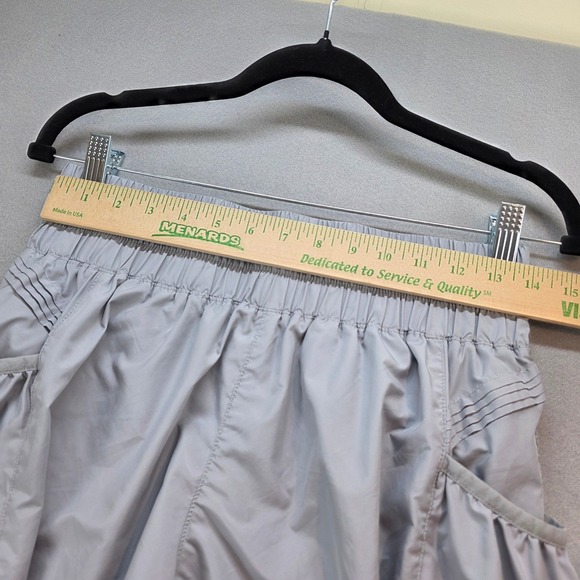 Free People Movement Get your Flirt On Shorts High Rise Pleated Pocket Grey Sm - Picture 3 of 14